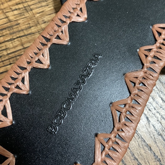 Bcbgmaxazria raffia whipstitch leather sandal - Picture 3 of 4